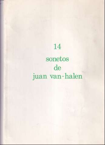 14 sonetos de Juan Van-Halen (D.L. 1977)