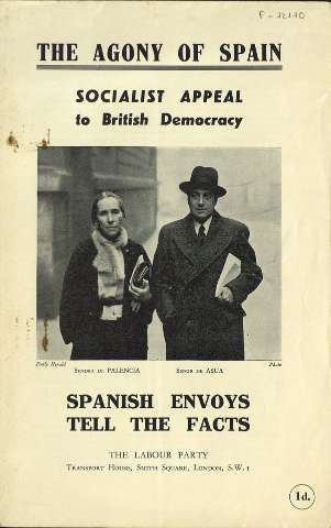 The agony of Spain : socialist appeal to... (1936)