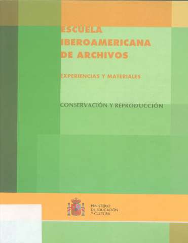 Conservación y reproducción (1999)