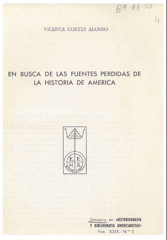 En busca de las fuentes perdidas de la historia... (1985)